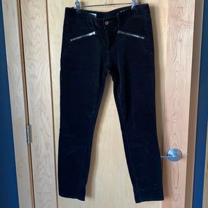 GAP Black Velvet Pants